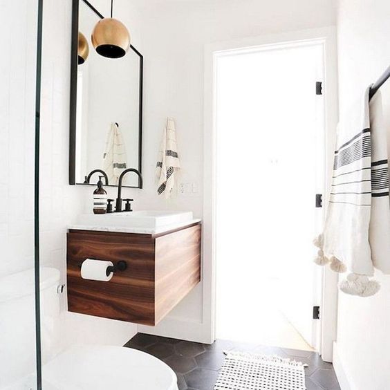 Home Remodeling, Kitchen Remodeling How to Make a Tiny Bathroom Look Classy 3
