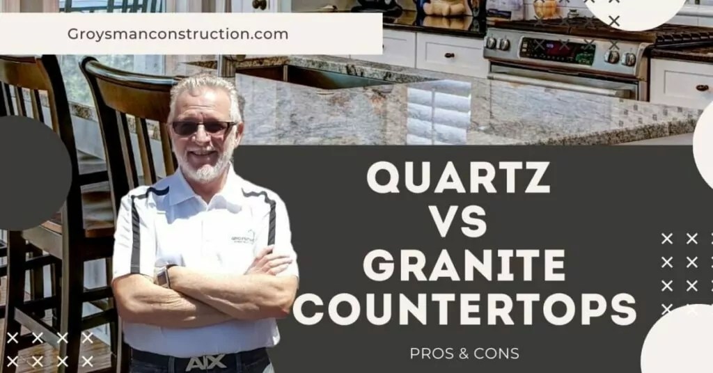 Quartz vs Granite Countertops - Pros & Cons | Groysman Construction Remodeling | 7