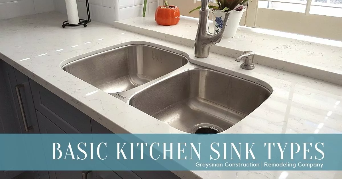 Basic Kitchen Sink Types | Groysman Construction Remodeling | 42