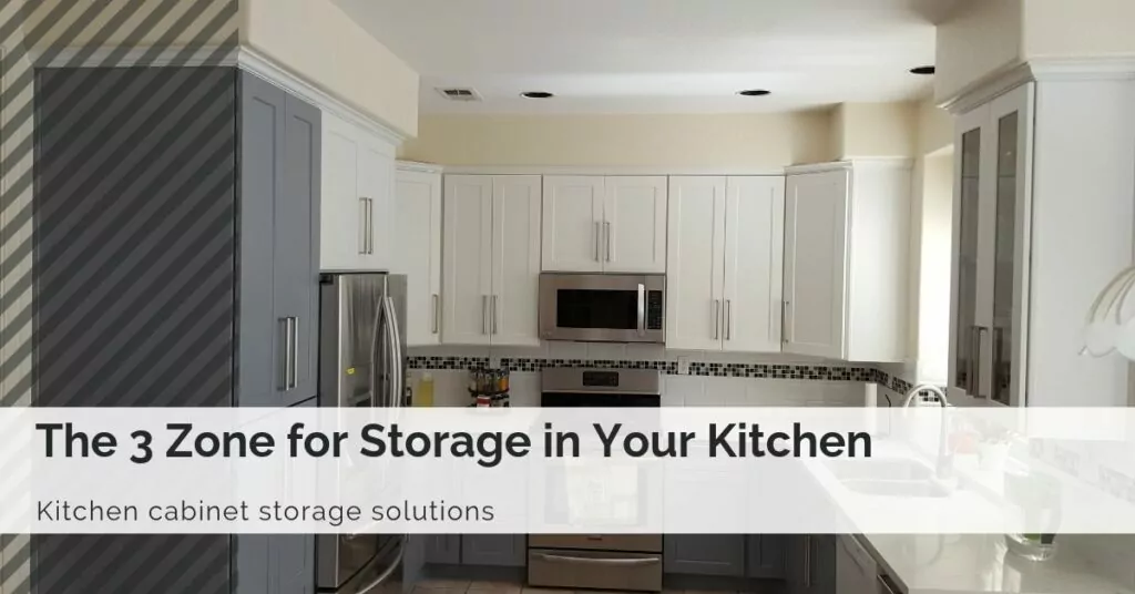 Groysman Construction Remodeling | The 3 Zone for Storage in Your Kitchen