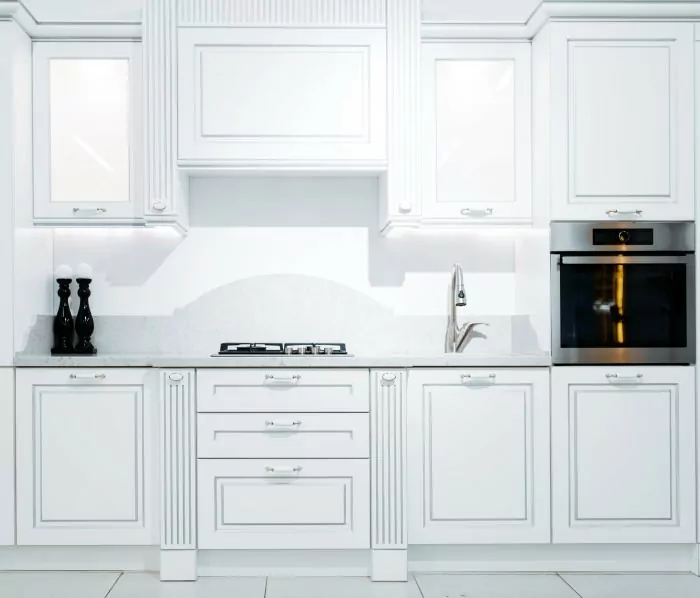 Wall color for white kitchen cabinets | Groysman Construction Remodeling | 3