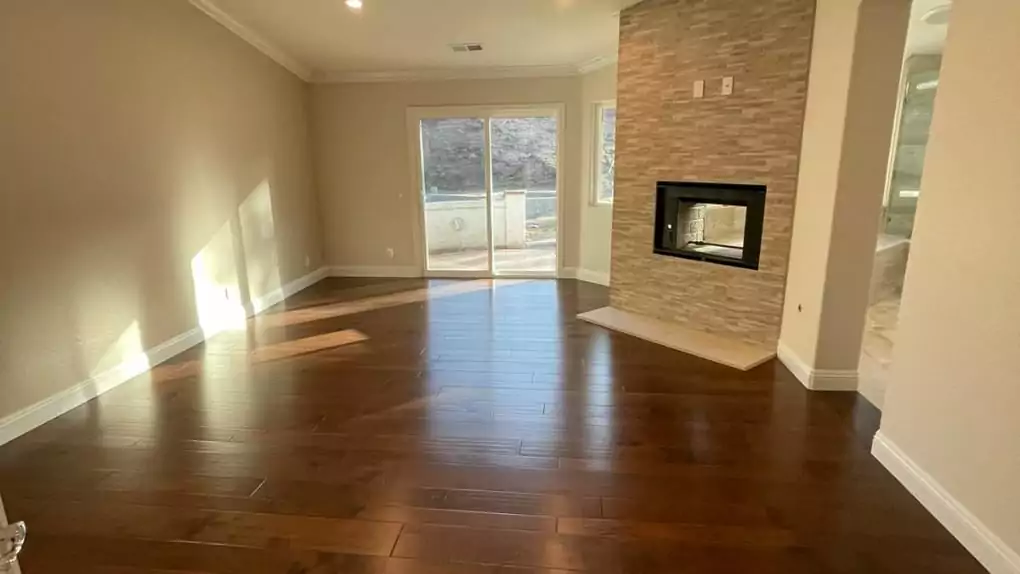 Groysman Construction Remodeling | Renewed Bedroom with Fireplace in Escondido (North of San Diego)
