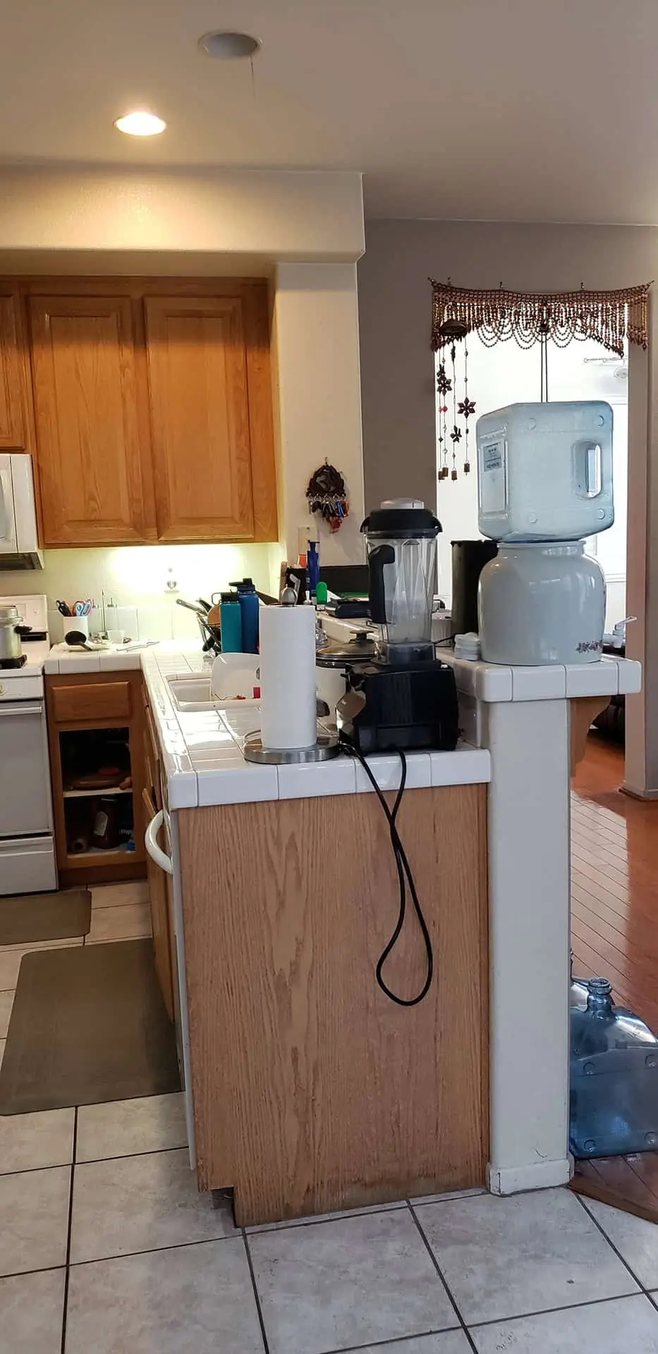 water cooler on the table