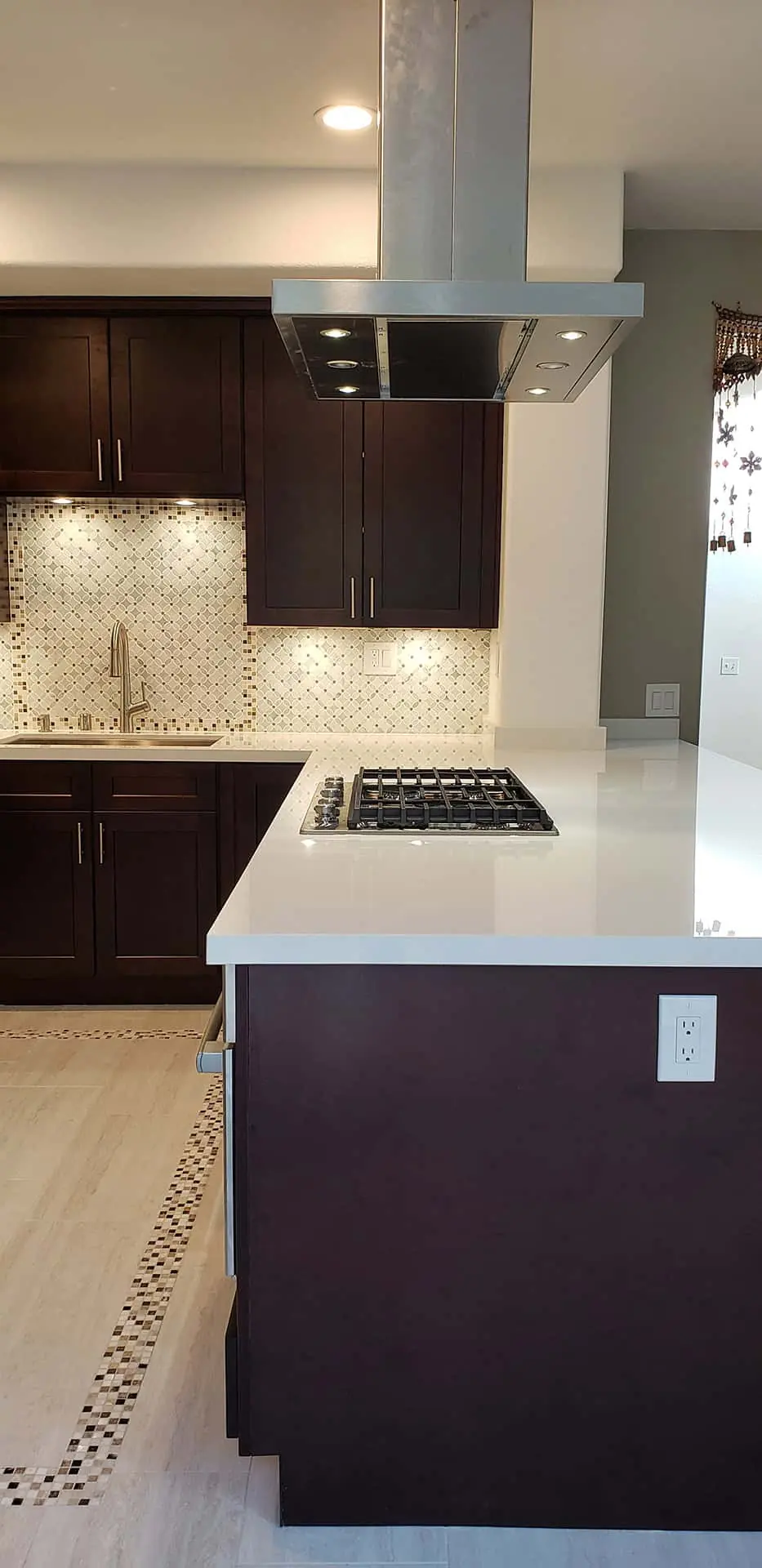 Rich & Refined: The Dark Wenge Kitchen Reimagined | Groysman Construction Remodeling | 1