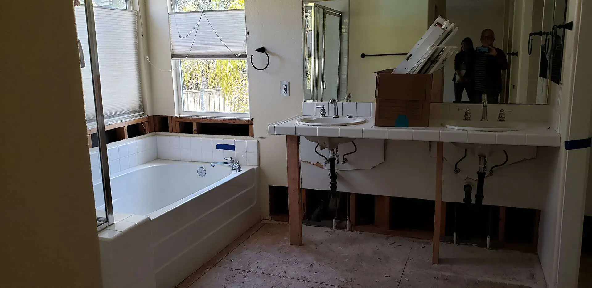 white bathroom