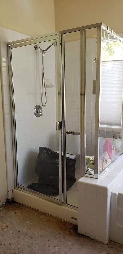 shower under repair