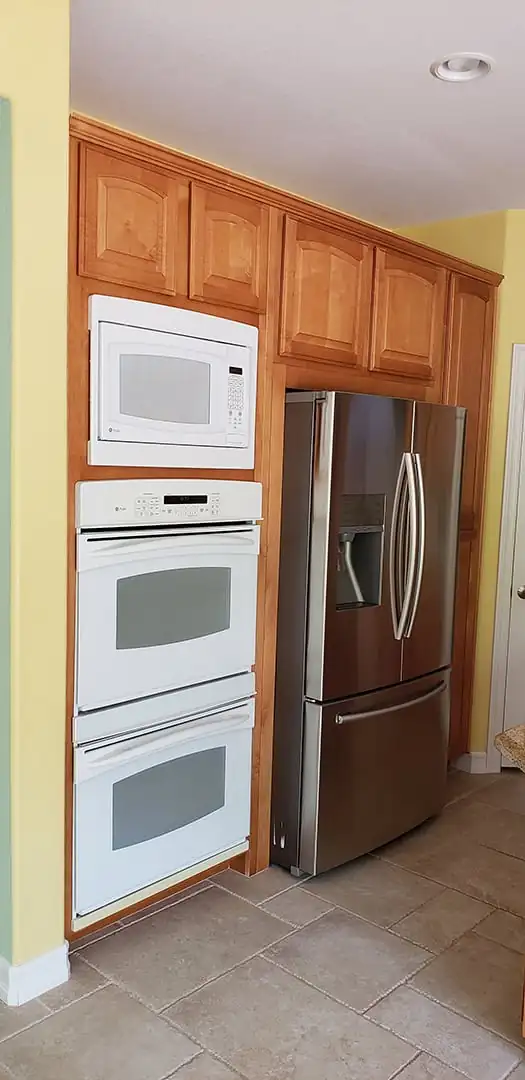 refrigerator and kitchen appliances