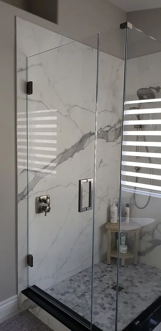 marble shower