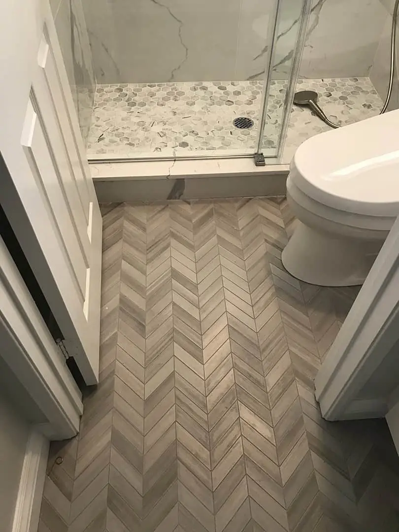 Elevated Elegance: Bathroom and Staircase Redesign with Marble Touches | Groysman Construction Remodeling | 1