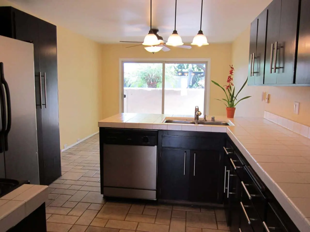 kitchen in wenge color