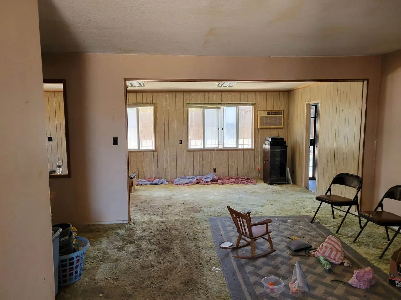 spacious hall with carpet flooring